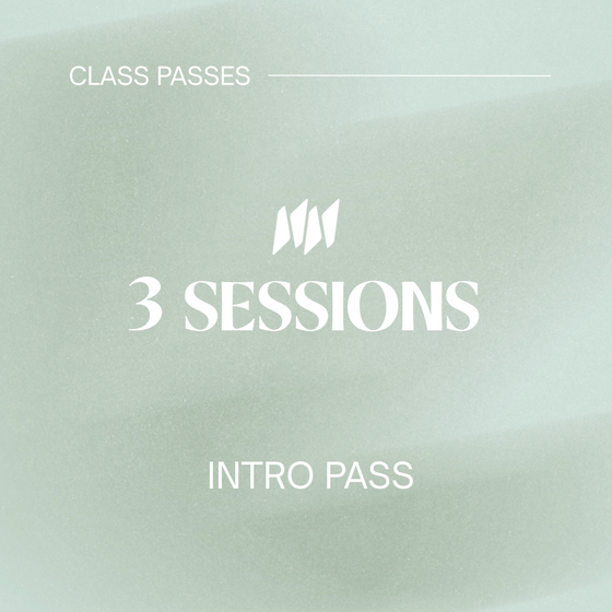 3 Session Intro Pass - New Members